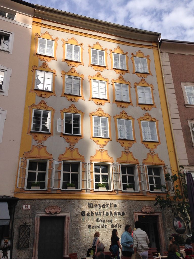 Het geboortehuis van Mozart